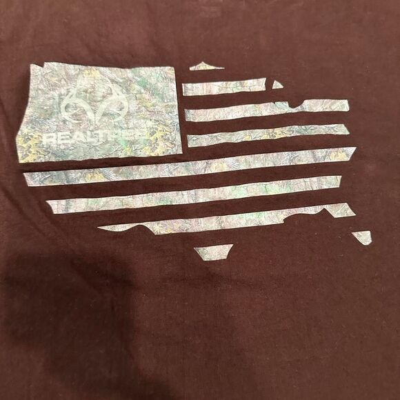 Realtree‎ by Grey Matter Concepts brown tshirt.  Size XL - Picture 1 of 6